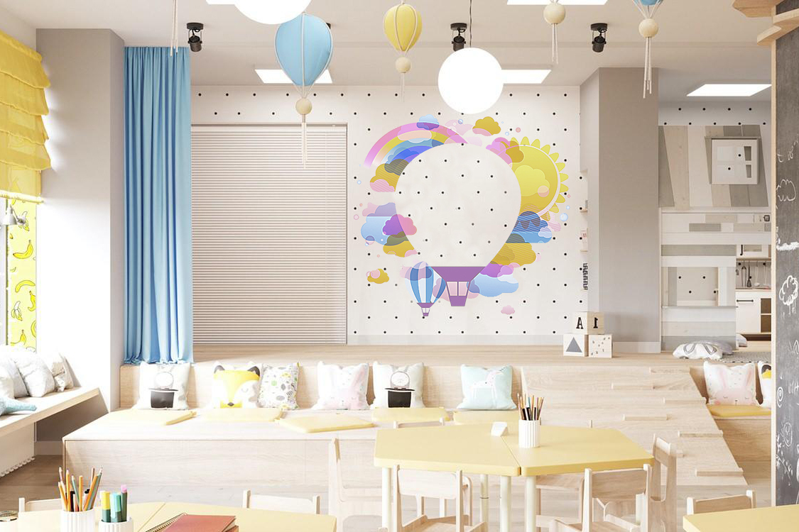 65 идей оформления стен в детской комнате: 1 комментарий